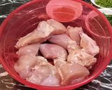 A picture of step 1 of Southern Fried Chicken.