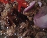 Gambar langkah 2 resipi Daging goreng black pepper.