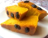 Foto langkah ke 3 dari resep Bolu Labu Kuning Blueberry & Kismis.