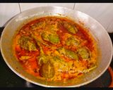 A picture of step 4 of Brinjal Gravy.