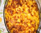 Pas rețetă Spaghete la cuptor cu brânză sărată și șuncă 1 fotografie