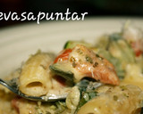 Foto del paso 1 de la receta: Macarrones con verduras a la trufa 🥒🍅🍝