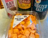 A picture of step 1 of Air Fried Sweet Potatoes.