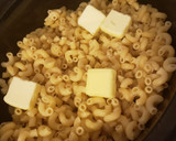 A picture of step 1 of Crock pot mac & cheese.