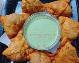 A picture of step 5 of Chicken Aloo Samosa(street style).