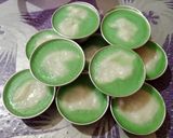 Foto langkah ke 6 dari resep Kue cantik manis pandan.