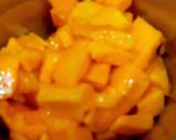 A picture of step 1 of Mango Phirni.