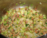 A picture of step 2 of JON’S  CLAM CHOWDER.