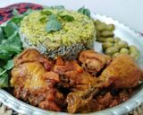 عکس مرحله 1 از دستور باقلا پلو با مرغ