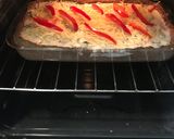 Foto del paso 7 de la receta: Quiche pollo espinaca en masa harina de linaza