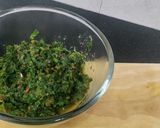 A picture of step 7 of Palak Ulli Karam (Palak Onion Chutney).