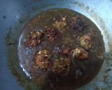 A picture of step 4 of Veg manchurian.