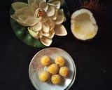 A picture of step 3 of Fiber rich coconut laddoo.