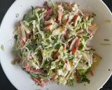 A picture of step 3 of Cabbege apple salad.