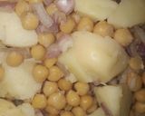 A picture of step 1 of Chana chaat.