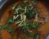 A picture of step 7 of Dal Gosht.
