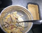Foto del paso 3 de la receta: Quiche de pollo y champiñones