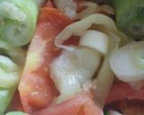 Ujhagymás húsmentes lecsó recept fázis 1 fotója