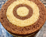 Foto del paso 16 de la receta: Tarta “ajedrez” con almíbar de chocolate y ganaché