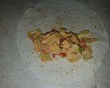 A picture of step 10 of Chicken Ranch wraps 🌯.