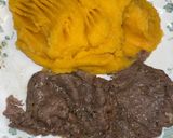 Foto del paso 12 de la receta: Puré de Zapallo con Bife al Ajo