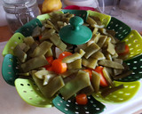 Foto del paso 1 de la receta: Ensalada de judías verdes al vapor en olla GM