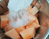 A picture of step 4 of Musk Melon🍈and lemon juice (Kharbuj sharbat recipe).