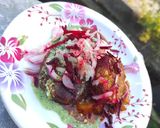 A picture of step 11 of Aloo tikki chaat.