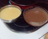 Foto del paso 2 de la receta Bizcocho cebra con chocolate