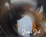 A picture of step 1 of Peach Saffron Lassi.