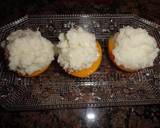 Foto del paso 7 de la receta: Melocotones rellenos de arroz con leche y coco