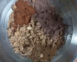 A picture of step 2 of Chocolate laddu.