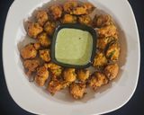 A picture of step 3 of Crispy moong dal pakore.
