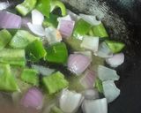 A picture of step 1 of Chicken Patiala.