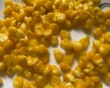 A picture of step 1 of Mexican Corn masala chaat cups.