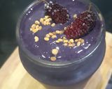 รูปขั้นตอนการทำที่ 2 ของ Mulberry Soy Bean-nana Smoothie 🥤 ลูกหม่อนน้ำว้าถั่วเหลืองปั่น