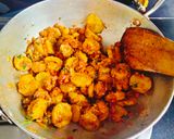 A picture of step 5 of TARO/ ARBI Ki Sabji (kochu / colocasia curry).