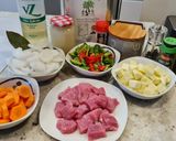 Foto del paso 1 de la receta: Ternera en salsa de verduras
