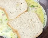 A picture of step 4 of Omlette Bread.