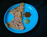 लहसुन, मिक्स वेजिटेबल का पराठा (Lahsun mix vegetable ka paratha recipe in hindi) रेसिपी चरण 9 फोटो