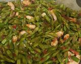 Foto langkah ke 4 dari resep Tumis sambal buncis udang.