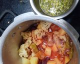 મુંબઈ સ્ટાઈલ પાવભાજી વિથ લચ્છાં ડુંગળી(Pavbhaji recipe in gujarati) રેસીપી સ્ટેપ2ફોટો