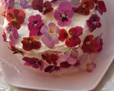 A picture of step 4 of Lovely Violet Chiffon Cake.