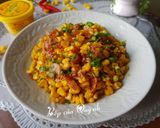 Hình bước làm 4 của món Bắp Mỹ xào tôm khô