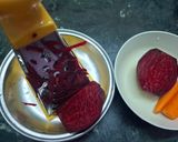 A picture of step 1 of Beetroot Carrot Halwa.