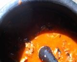 A picture of step 8 of Traditional way of roasting beef and making its stew.