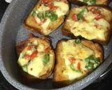 A picture of step 5 of Chilli Cheese Toast.
