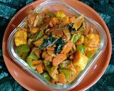 A picture of step 4 of Paneer Masala.