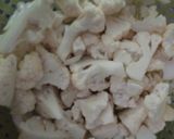 A picture of step 1 of Cauliflower kofta.
