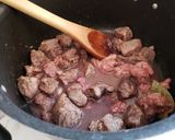 A picture of step 4 of Beef Stew for Serving with Gnocchi.